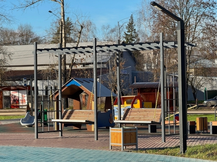 В Александрове открылось новое место отдыха на улице Маяковского