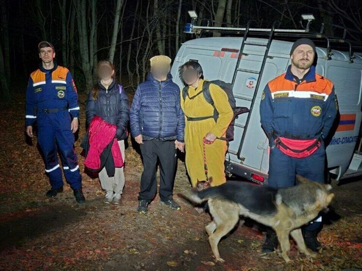 В Алуште спасли заблудившихся в лесу туристов с ребенком