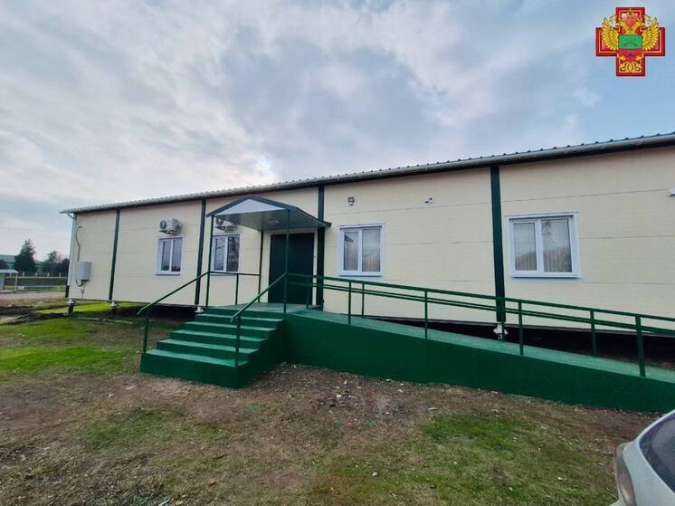 В Запорожской области построили ещё одну модульную амбулаторию