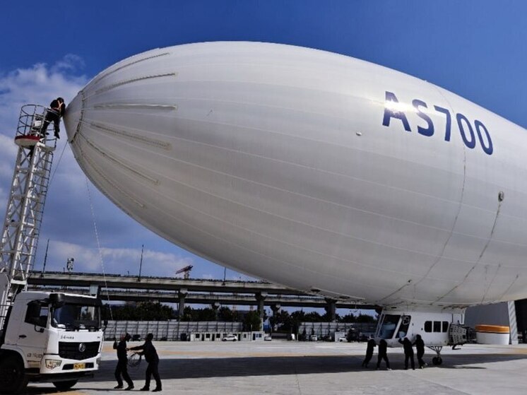 Китайцы построили первый пассажирский дирижабль длиной 50 метров