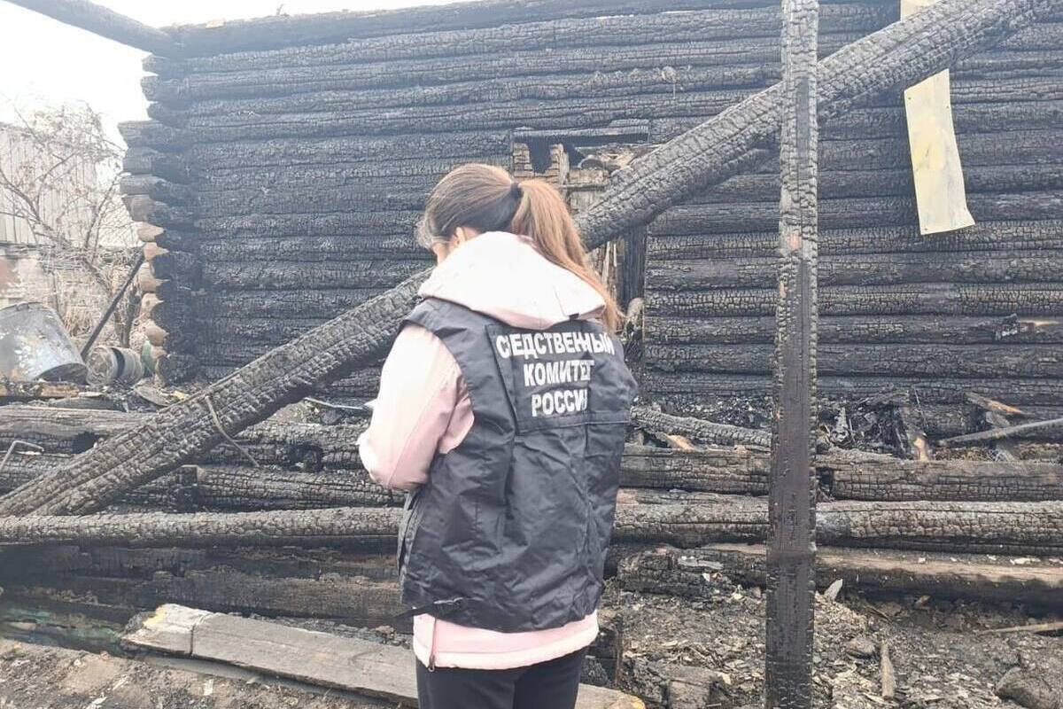 В Хакасии пенсионер погиб в пожаре