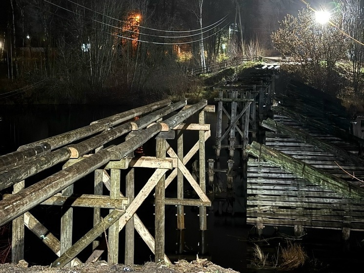 Москва выделила 5 миллионов рублей на ремонт моста в Олонце