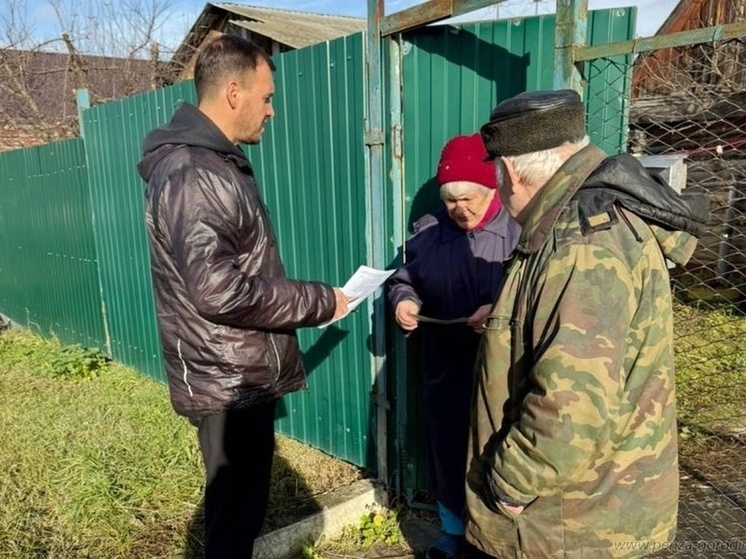 В Пензе провели инструктаж по пожарной безопасности для жителей Первомайского района