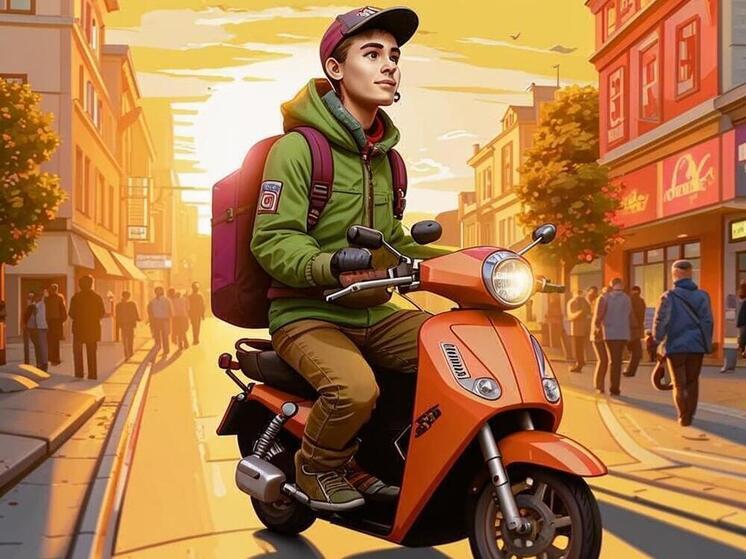 Курьеров службы доставки хотят штрафовать за нарушение ПДД