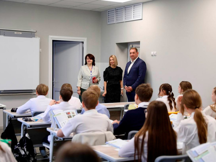 В Липецкой области лицей распахнул двери после реконструкции