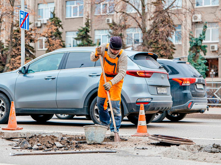 Липецк на пути к комфортным улицам: устранение просадок асфальта вокруг колодцев