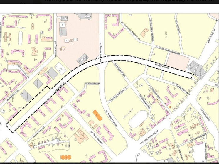 В Дзержинском районе построят новую дорогу