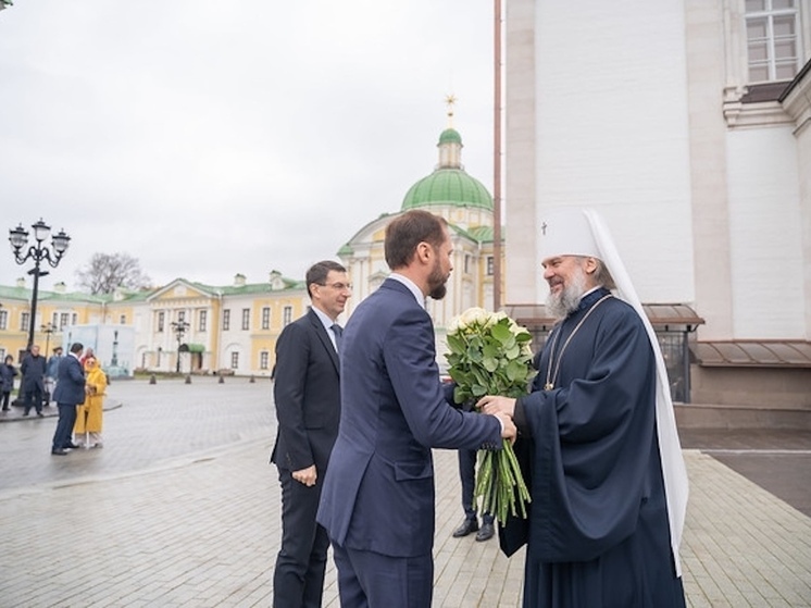 Глава региона начал работу, встретившись с митрополитом и министром ЖКХ Тверской области