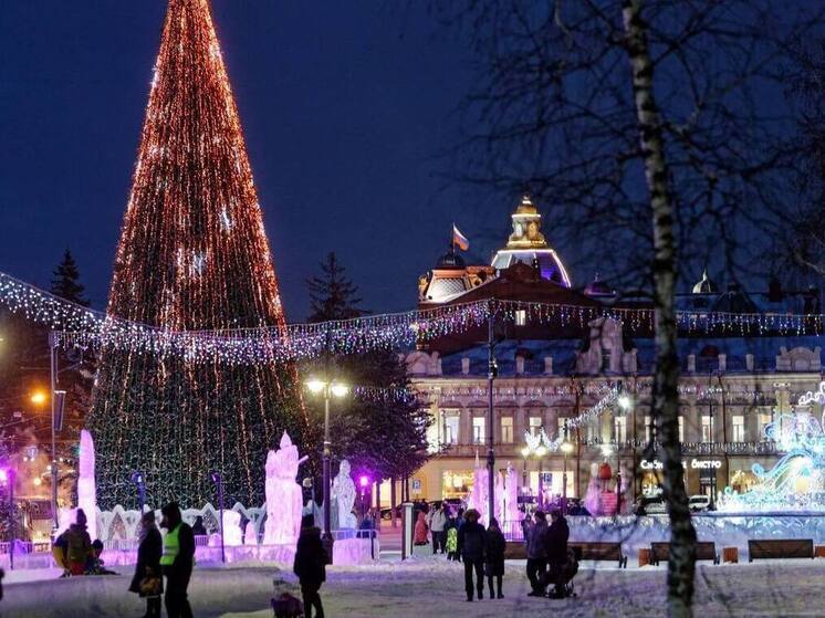 Главная ёлка Томска зажжётся на Ново-Соборной площади 19 декабря