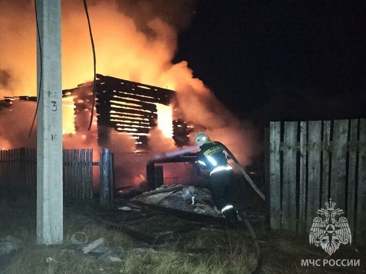 За сутки в Ивановской области огонь уничтожил два дома