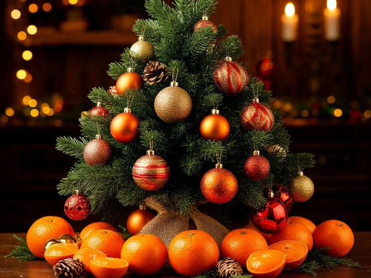 Первая новогодняя ёлка появилась в Самаре на Московском шоссе 11 ноября