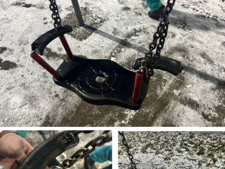 Подростки разгромили детскую площадку в Калтане