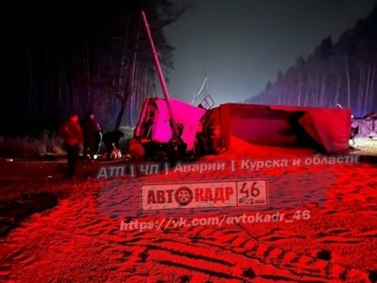Два человека погибли в массовом ДТП под Курском