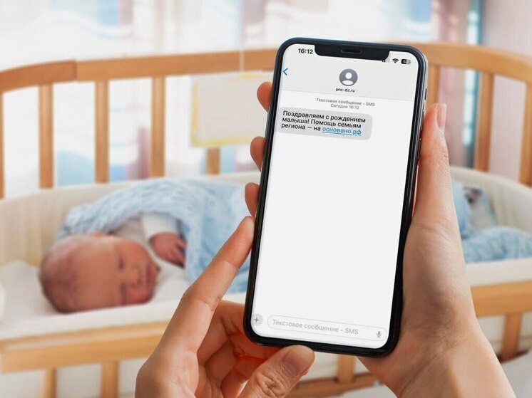 В регионе запущен сервис смс-уведомлений о мерах поддержки для семей