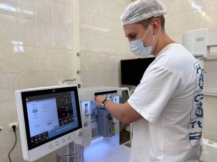 В Тульскую больницу скорой медпомощи пришли новые наркозные аппараты