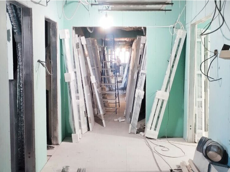 Капитальный ремонт реанимации в Кандалакшской ЦРБ завершат до конца года