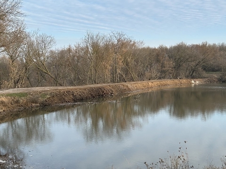 В Белгородской области укрепили дамбу в хуторе Ендовицкий