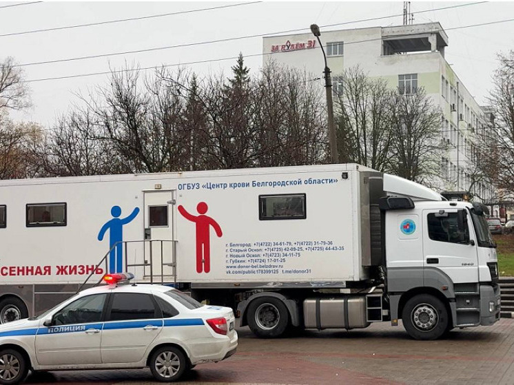 В Белгороде прошла донорская акция для помощи детям, пострадавшим в ДТП