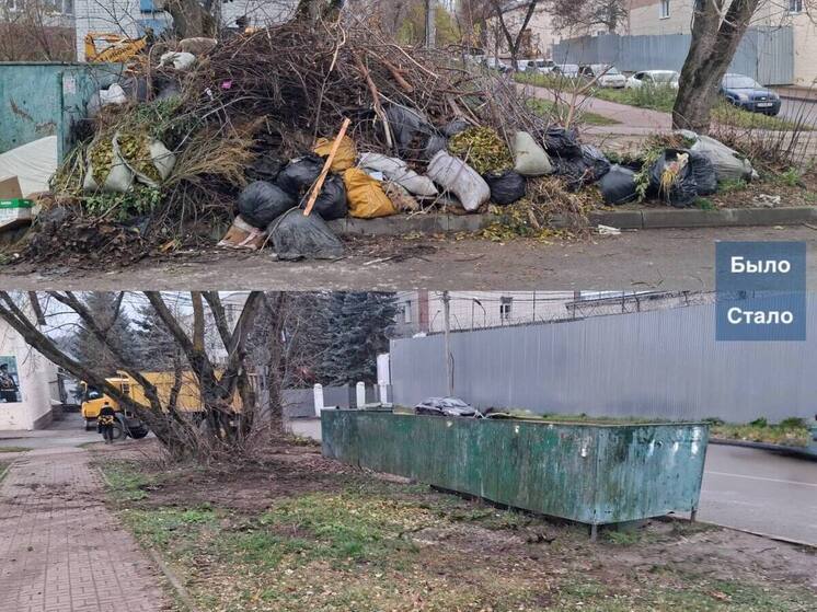 За два дня из Калуги вывезли больше 30 КамАзов несанкционированного мусора