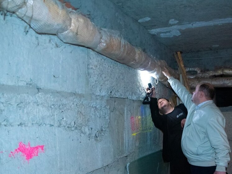 В Курске жители дома пожаловались на низкое давление воды в 0,6 атмосфер