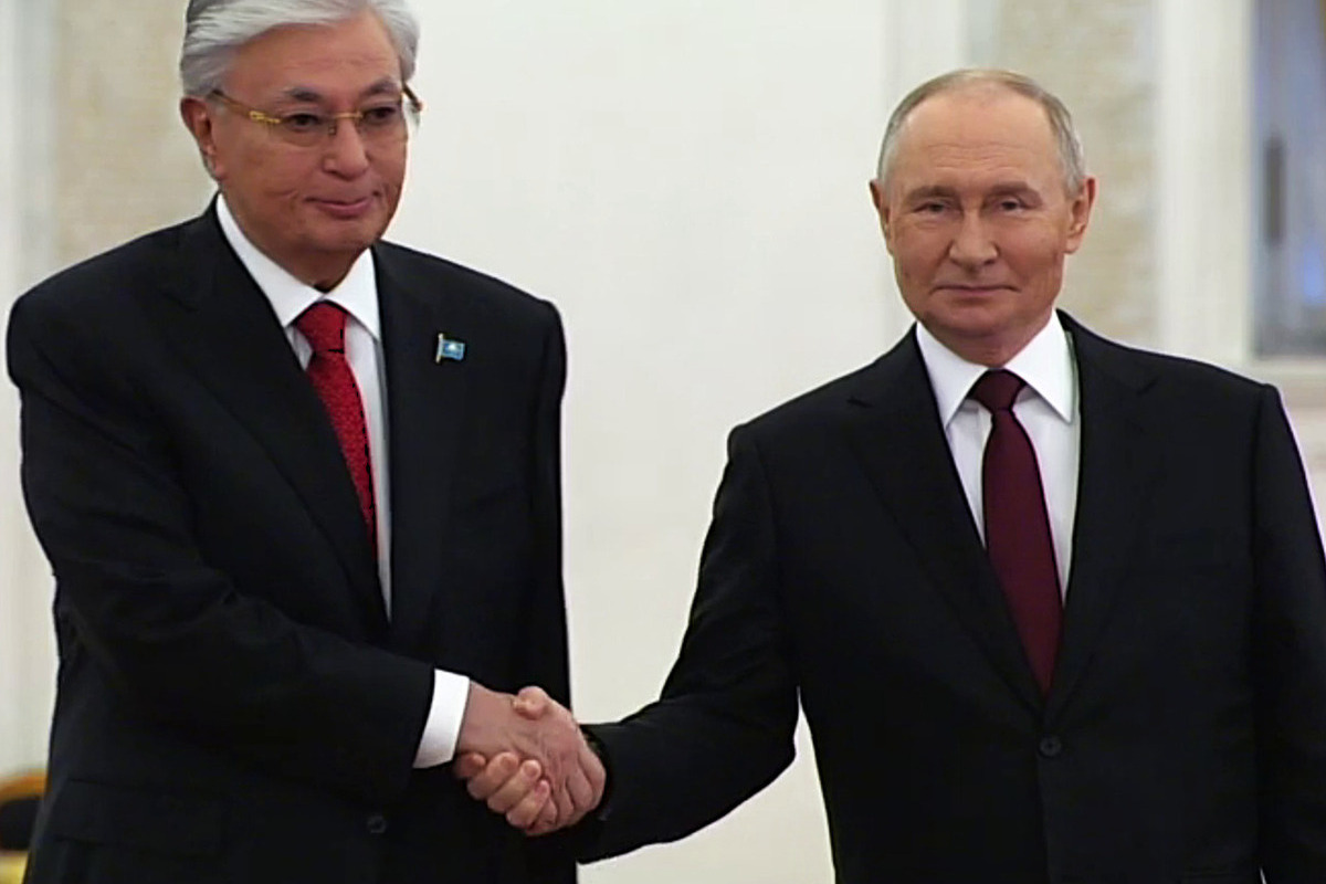 В Кремле начались переговоры Путина и Токаева