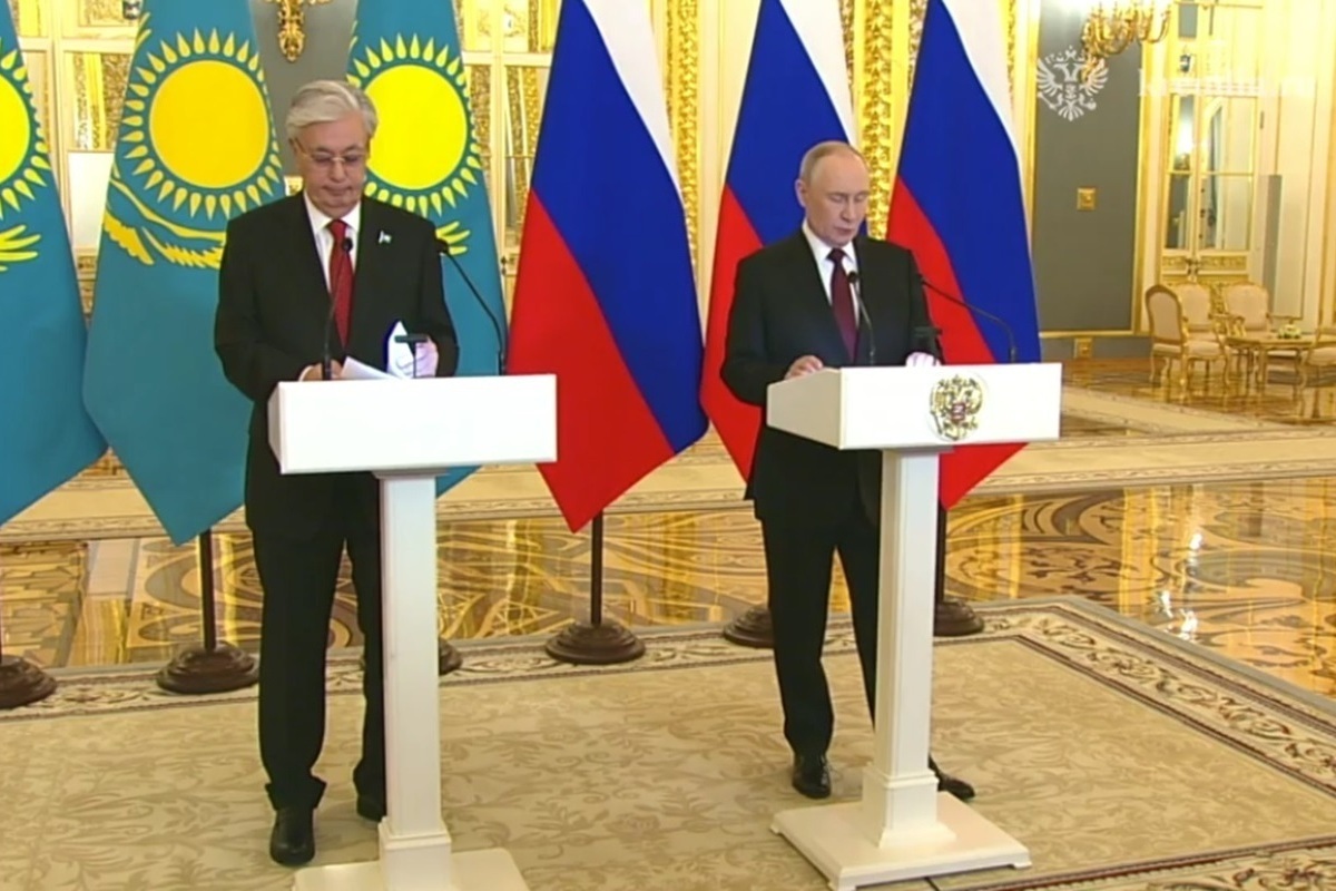 Путин и Токаев подписали Декларацию о стратегическом партнерстве