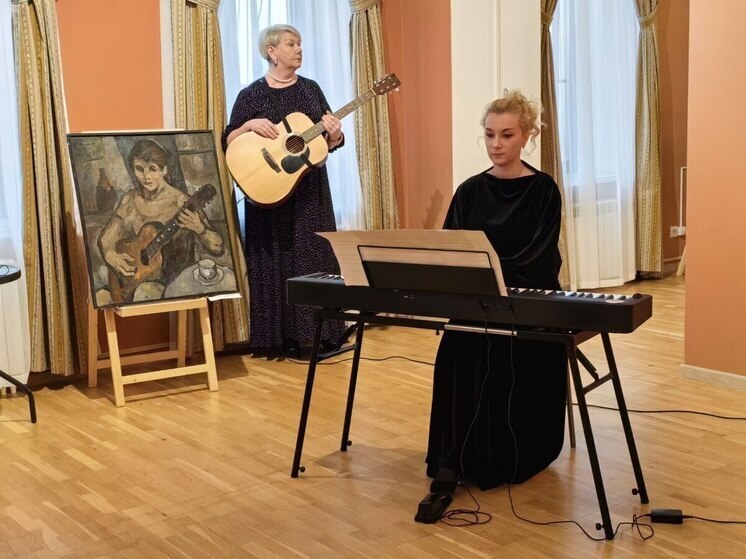 В тульской Крапивне открылась выставка полотен посвященных музыке