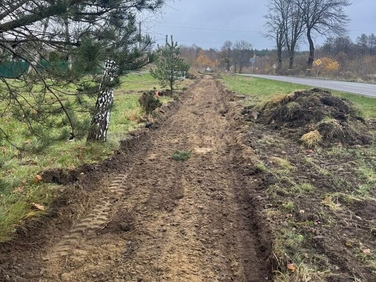 Новая дорожка и освещение появятся на Комсомольской улице в Кумачево