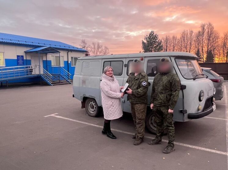 Орловская область отправила на передовую УАЗ для эвакуации раненых