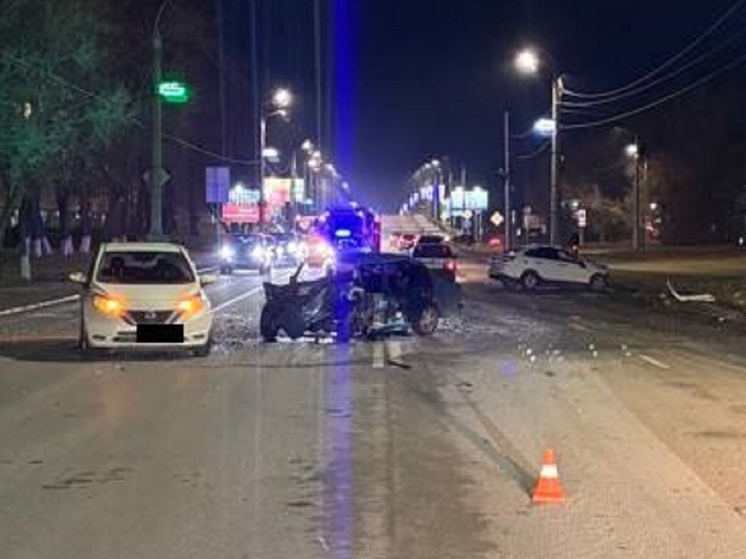 Два водителя пострадали в результате массового ДТП в Кургане