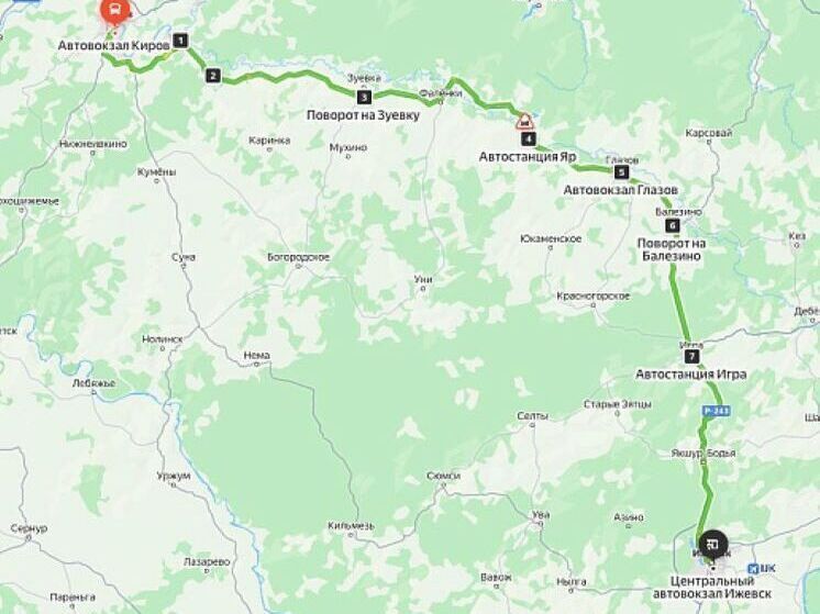 Прямое сообщение: Киров и Ижевск свяжет новый автобусный маршрут