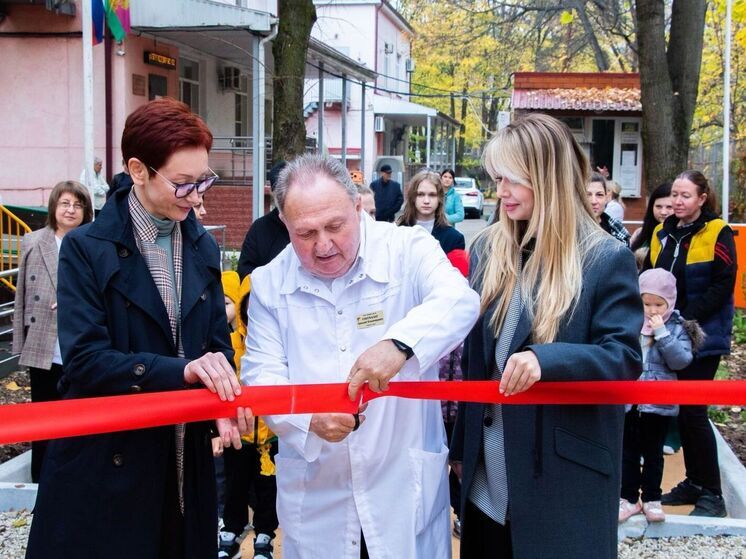 Фонд «Сияние» комплексно благоустроил реабилитационную площадку в Краевом детском центре медицинской реабилитации