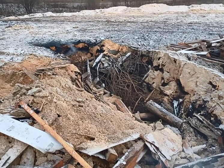 Незаконная свалка в Архангельской области угрожает здоровью жителей