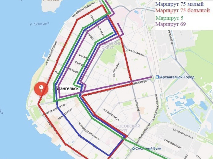 Перекрытие Обводного канала в Архангельске продлено до 21 ноября