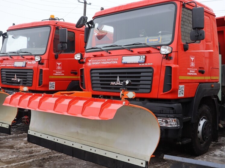 В Чернянском районе специалисты заготовили почти 7 тонн песко‑соляной смеси