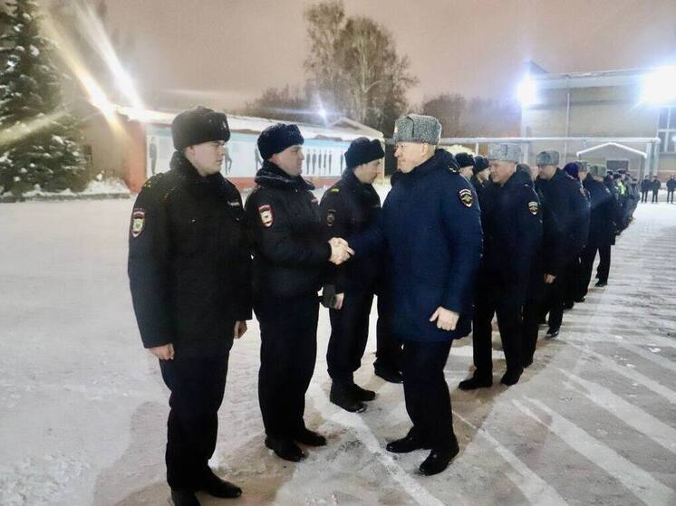 Сводный отряд новосибирской полиции отправился в командировку в Дагестан