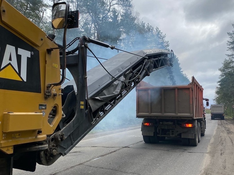 Дорогу, соединяющую Вологодскую и Архангельскую области, отремонтируют до конца года