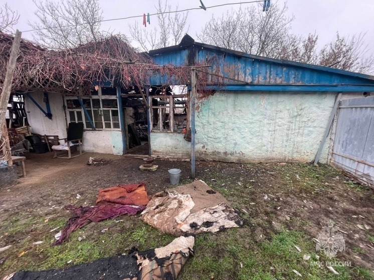 Мужчина получил травму позвоночника, когда пытался потушить пожар в сарае соседа в Ростовской области