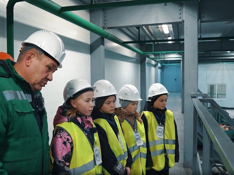 Школьники из Тулы узнали, куда уходят отходы из их контейнеров