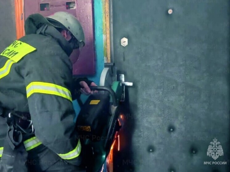 В Орле сотрудники МЧС помогли врачам попасть в квартиру пожилой женщины