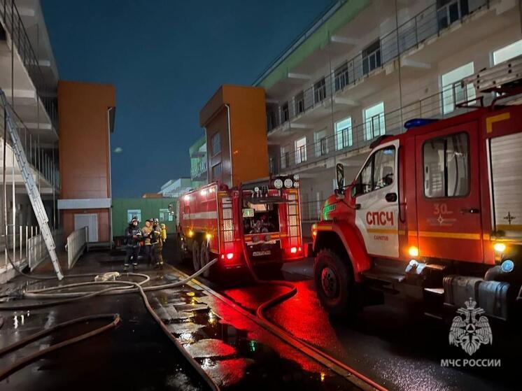 Пожар в Саратовской больнице: выгорело три бокса