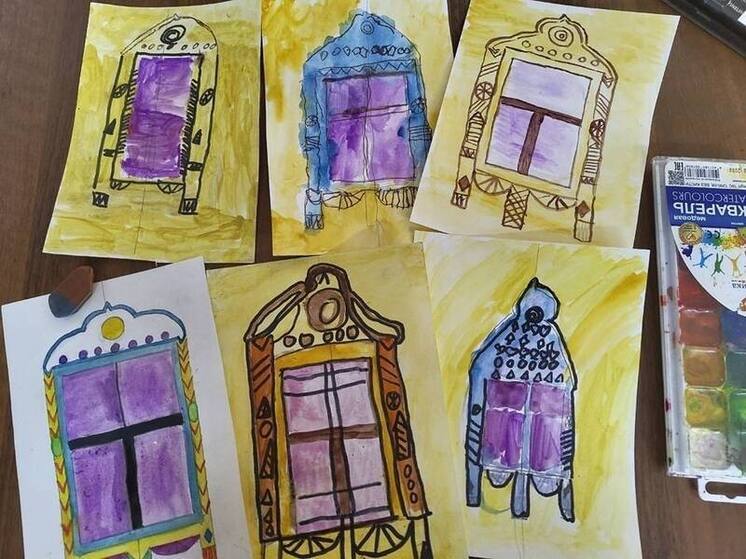  Юные серпуховичи открыли тайны «деревянного кружева» в Лужковском СДК