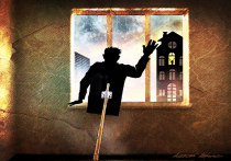 Он и она целуются на диване