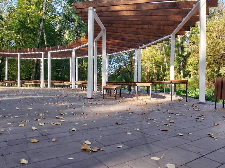 В Верховском районе Орловщины завершили благоустройство парков и дворов