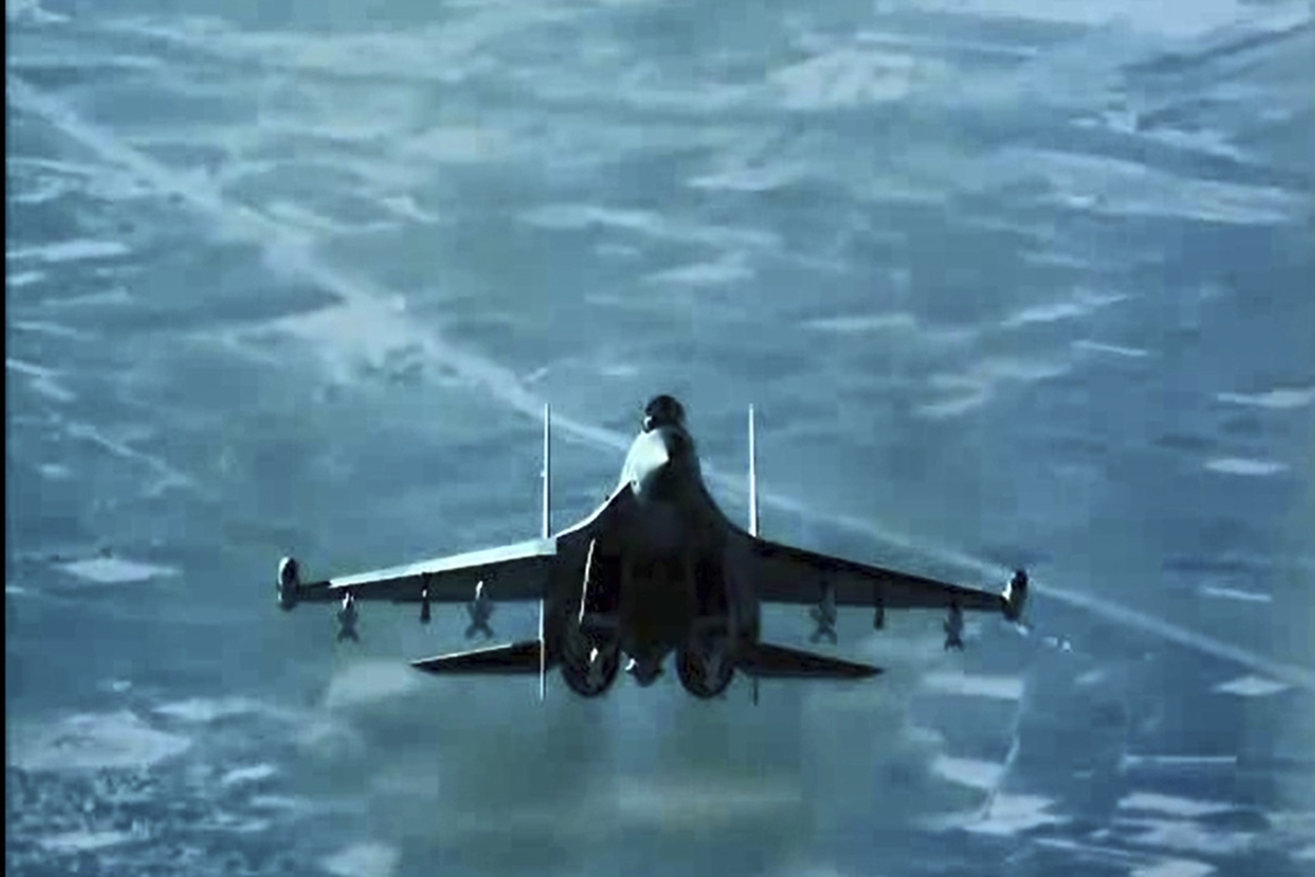 Российский истребитель Су-30 потерпел крушение