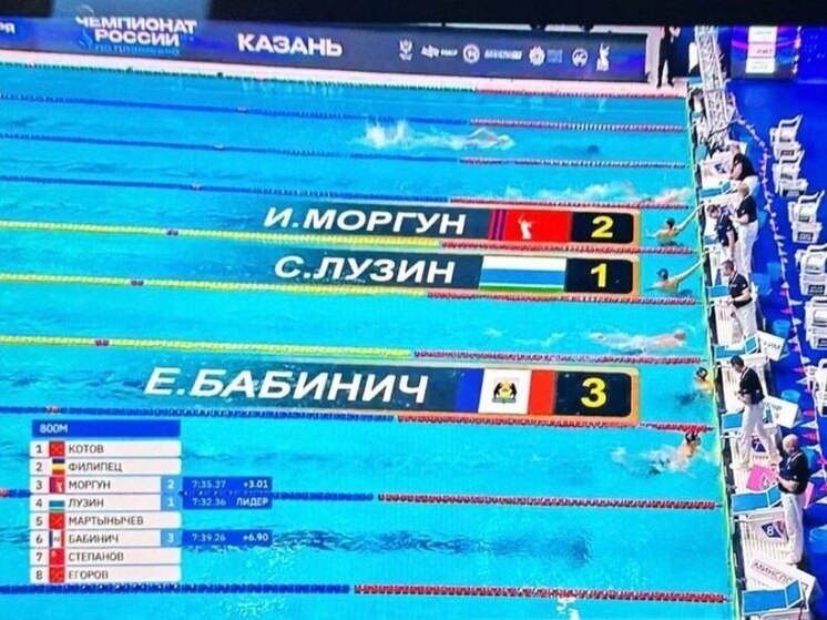 Новгородский пловец Егор Бабинич взял бронзу на чемпионате России