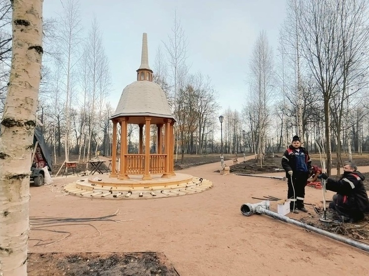 В Ярославле продолжается благоустройство Петропавловского парка
