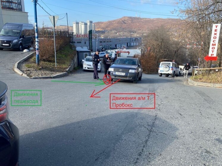 Во Владивостоке водитель Toyota Probox сбил 9-летнего пешехода