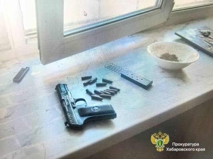 В Хабаровске задержали пенсионера с наркотиками и оружием