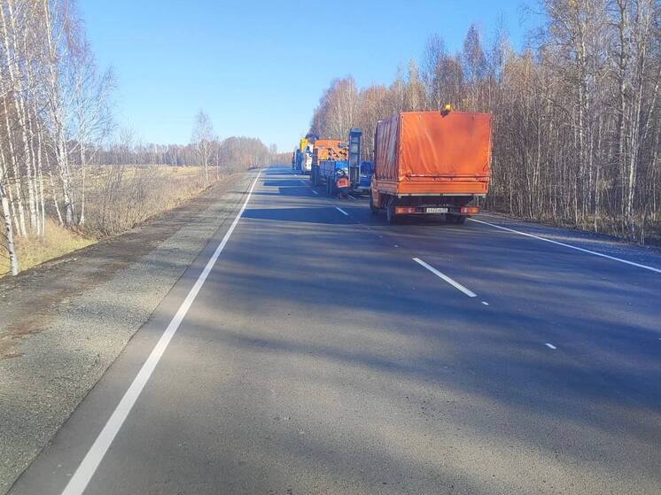 Ремонт трассы Омск – Муромцево – Седельниково выходит на финишную прямую